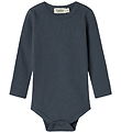 MarMar Bodysuit l/s - Rib - Modal - Noos - Blue