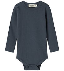 MarMar Bodysuit l/s - Rib - Modal - Noos - Blue