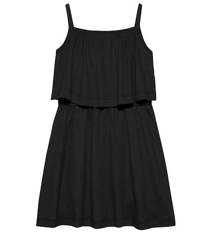 Calvin Klein Kleid - Crinkle Layered - CK Schwarz