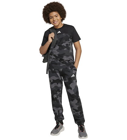 adidas Performance Sweatpants - J Camo FL - Black/White