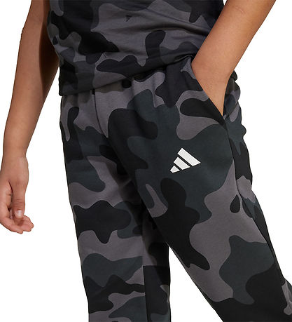 adidas Performance Sweatpants - J Camo FL - Black/White