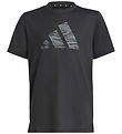 adidas Performance T-shirt - J TR-ES CAM TE - Black