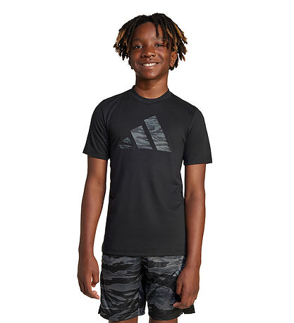 adidas Performance T-shirt - J TR-ES CAM TE - Black
