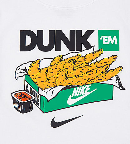 Nike T-shirt - Dunk Em Tenders - Vit