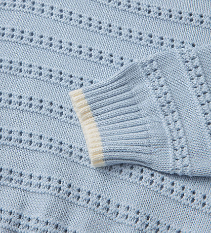 Mads Nørgaard Blouse - Knitted - Inga - Cashmere Blue/Vanilla Ic