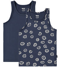 Molo Undershirt - Jayden - 2-Pack - Moods Blue