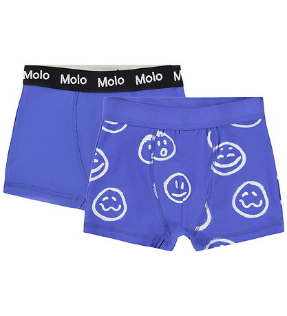 Molo Boxer nærbuxur - Justin - 2 Pakki - Tunglið Moods Blue