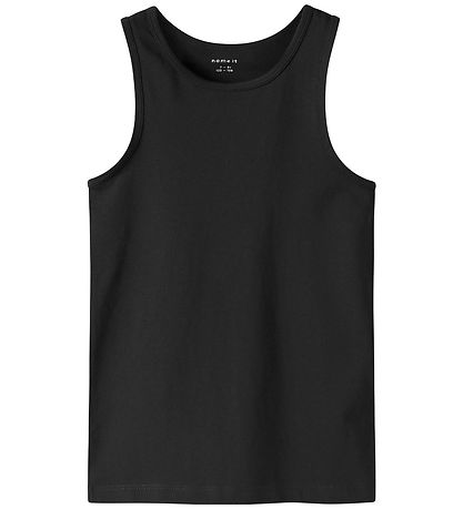 Name It Onderhemd - Noos - NkmTank - 4-pack - Zwart/met 2 x held