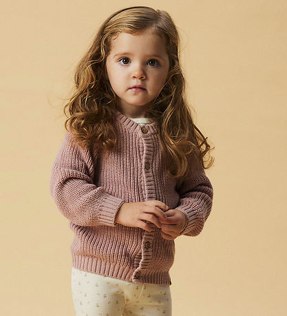 Lil' Atelier Cardigan - Knitted - Noos - NmnEmlen - Misty Rose