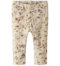 Name It Legging - Rib - NbfNiara - Havermout/Woodrose