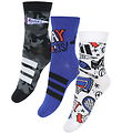 adidas Performance Strumpor - 3-pack - Klotter - Royblu/White/Sv