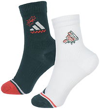 adidas Performance Socks - 2-Pack - Pizza - White/Aurivy/Wonwh