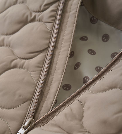 Minymo Waistcoat - Quilted - Timber Wolf