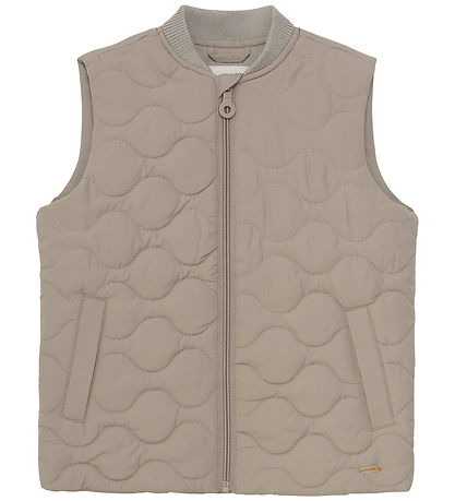 Minymo Waistcoat - Quilted - Timber Wolf