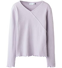 Name It Blouse - Rib - NkfFrida - Mistig Lilac