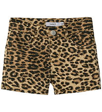 Name It Shorts - Denim - NmfRose - Silver Nerts/Leopard