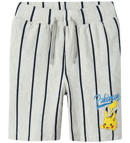 Name It Shorts Set - NkmMaska - Pokémon - Light Grey Melange