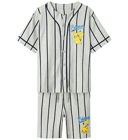 Name It Shorts Set - NkmMaska - Pokémon - Light Grey Melange