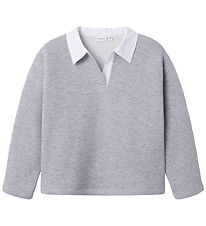 Name It Poloshirt - NkfBetsy - Grijs Gevlekt