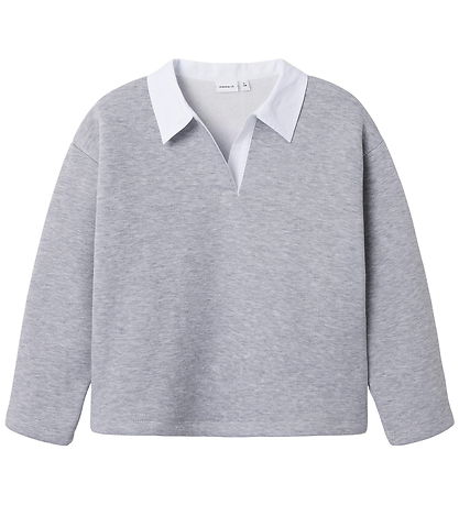 Name It Poloshirt - NkfBetsy - Grijs Gevlekt