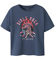 Name It T-shirt - NkfKassandra - Blue Indigo w. Glitter