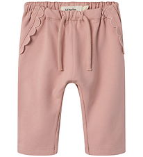 Lil' Atelier Joggingbuxur - NbfOmads Loose - Misty Rose