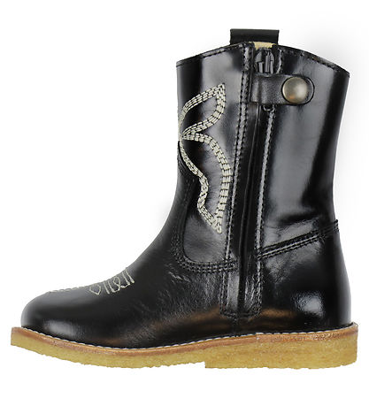 Angulus Boots - Cowboy - Black