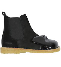 Angulus Boots - Chelsea - Black w. Bow