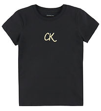 Calvin Klein T-shirt - Glitter - Ck Black