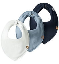 Name It Bibs - 3-Pack - Rib - NbmYasimkillo - Cloud Dancer