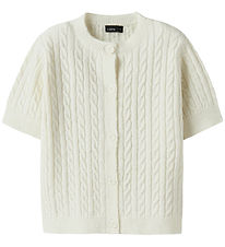 LMTD Cardigan - Stickad - NlfKave - Antique White