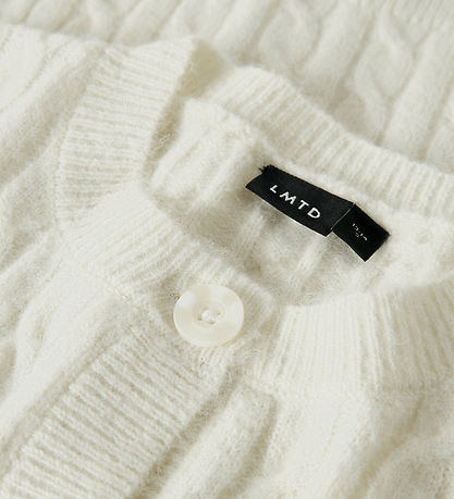LMTD Cardigan - Stickad - NlfKave - Antique White