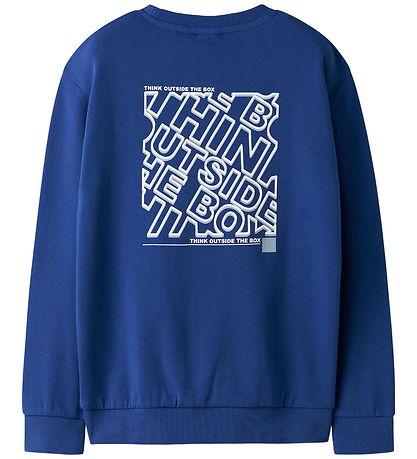 Name It Sweatshirt - NkmVasha - Sodalite Blue/Think Outside The
