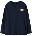 Name It Tröja - Loose - NkmVagno - Marinblå Blazer/Thrill