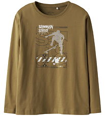 Name It Tröja - Loose - NkmVagno - Matt Gold/Gata