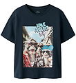 Name It T-shirt - NkmVoto - Marinblå Blazer/Super Dag
