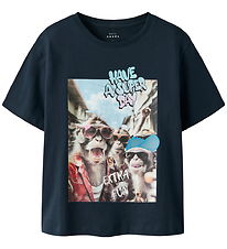 Name It T-shirt - NkmVoto - Navy Blazer/Super Day