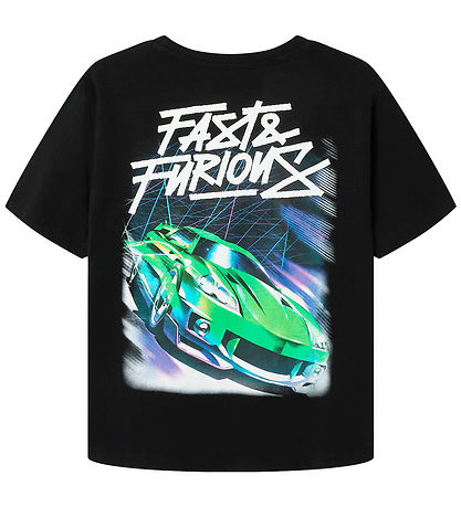 Name It T-shirt - NkmJef - Fast & Furious - Black