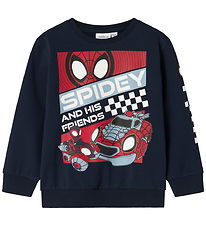 Name It Sweatshirt - NmmJo - Spidey - Marinblå Blazer