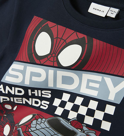 Name It Sweatshirt - NmmJo - Spidey - Marinblå Blazer