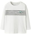 Name It Blouse - NmmVagno - Bright White/Croco lines