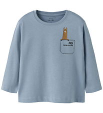 Name It Tröja - NmmVagno - Dusty Blue/Llama Pocket