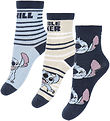 Name It Socks - 3-Pack - NmmJermaine - Stitch - Dusty Blue