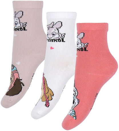Name It Strumpor - 3-pack - NmfJippy - Paw Patrol - Rosa
