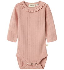 Lil' Atelier Body l/ä - NbfRachel - Noos - Misty Rose m. Hålmöns