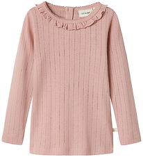 Lil' Atelier Tröja - NmfRachel - Noos - Misty Rose m. Hålmönster