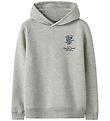 LMTD Huppari - NlmKlant - Light Grey Melange/Näytelmä Blue