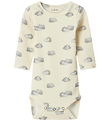 Lil' Atelier Bodysuit l/s - NbnLayo - Noos - Turtledove/Blue Clo