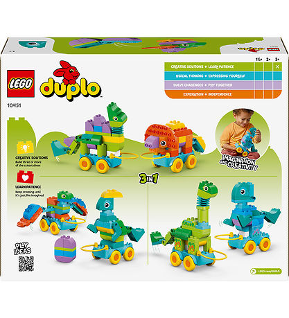 LEGO® DUPLO® LEGO® DUPLO - Dinosaures sur roues 3-en-1 10451 - 1