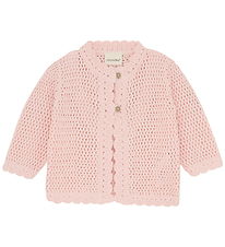 Minymo Cardigan - Stickad - Rosa Dogwood